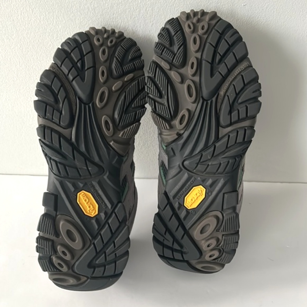 Merrell Moab Waterproof Hiking Shoe Drizzlemint Hiker size 7 - Picture 10 of 11